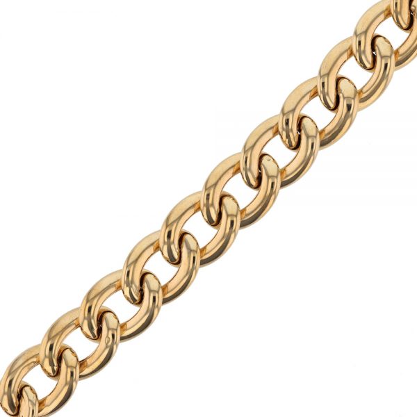 Nazar's 14k yellow gold link bracelet cuban