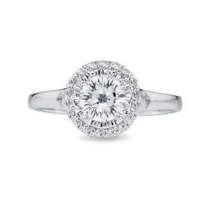 Christopher Designs Double Halo Engagement Ring