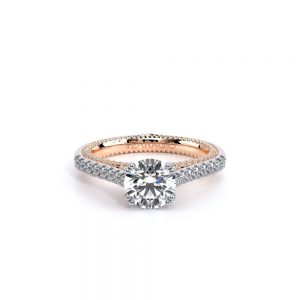 Verragio Couture-0452R Pave Cathedral Round Diamond Engagement Ring