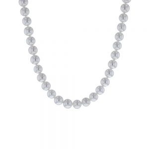 Cultured Pearl Necklace 14k White Gold